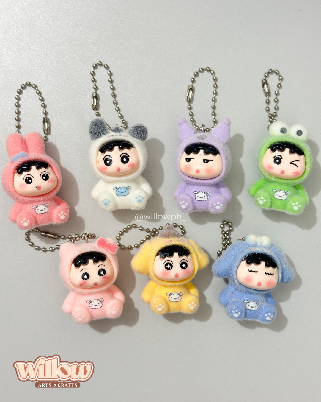 Shin-chan Velvet Trinket Keychain
