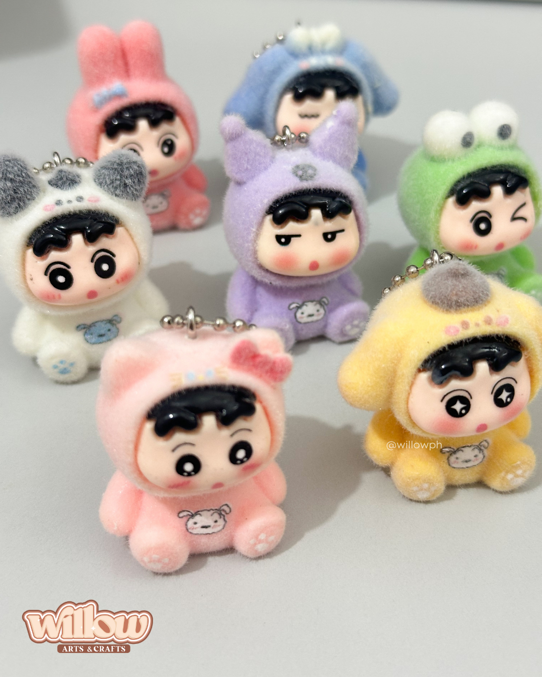 Shin-chan Velvet Trinket Keychain