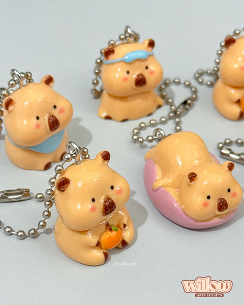 Capybara Trinket Keychain