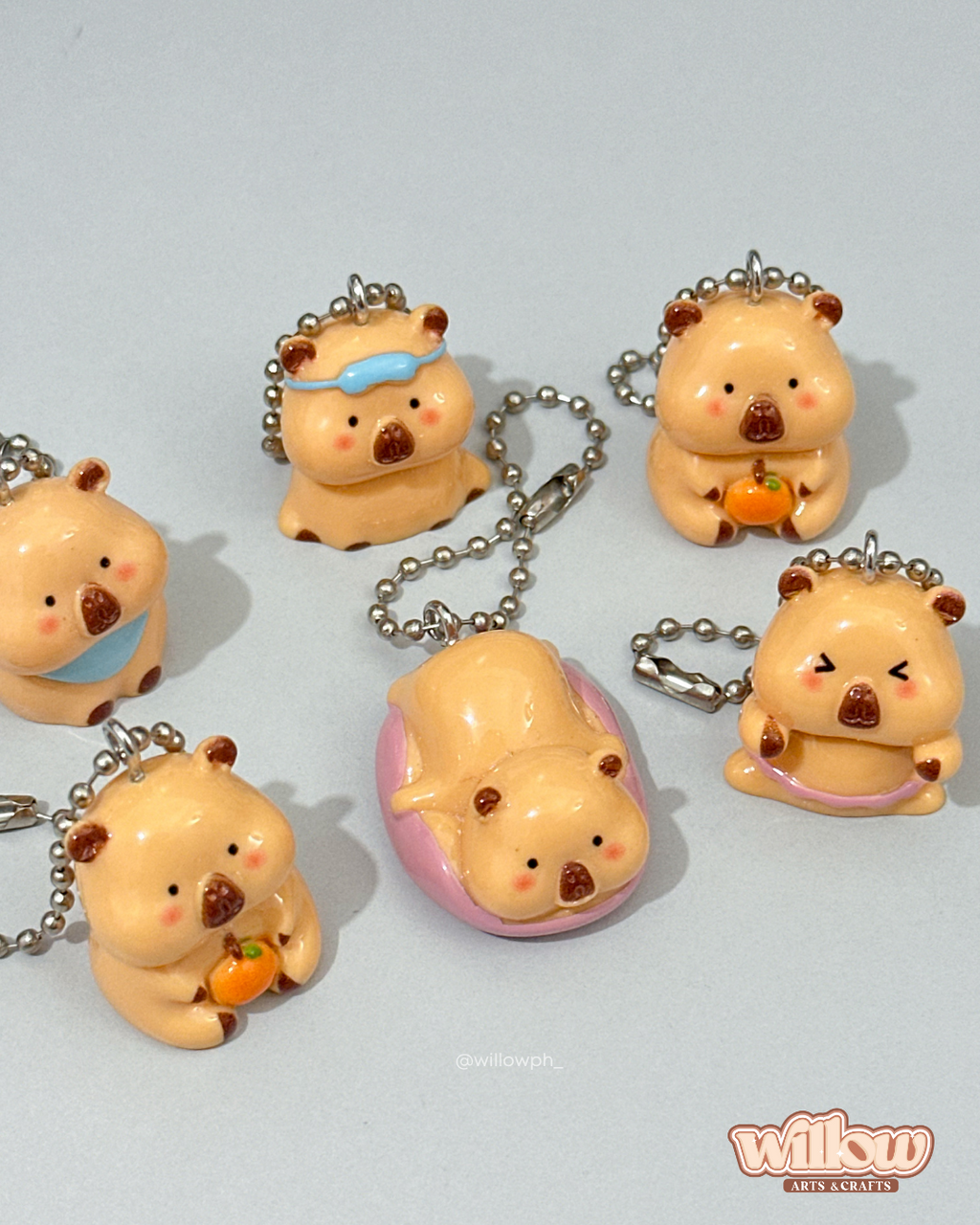Capybara Trinket Keychain
