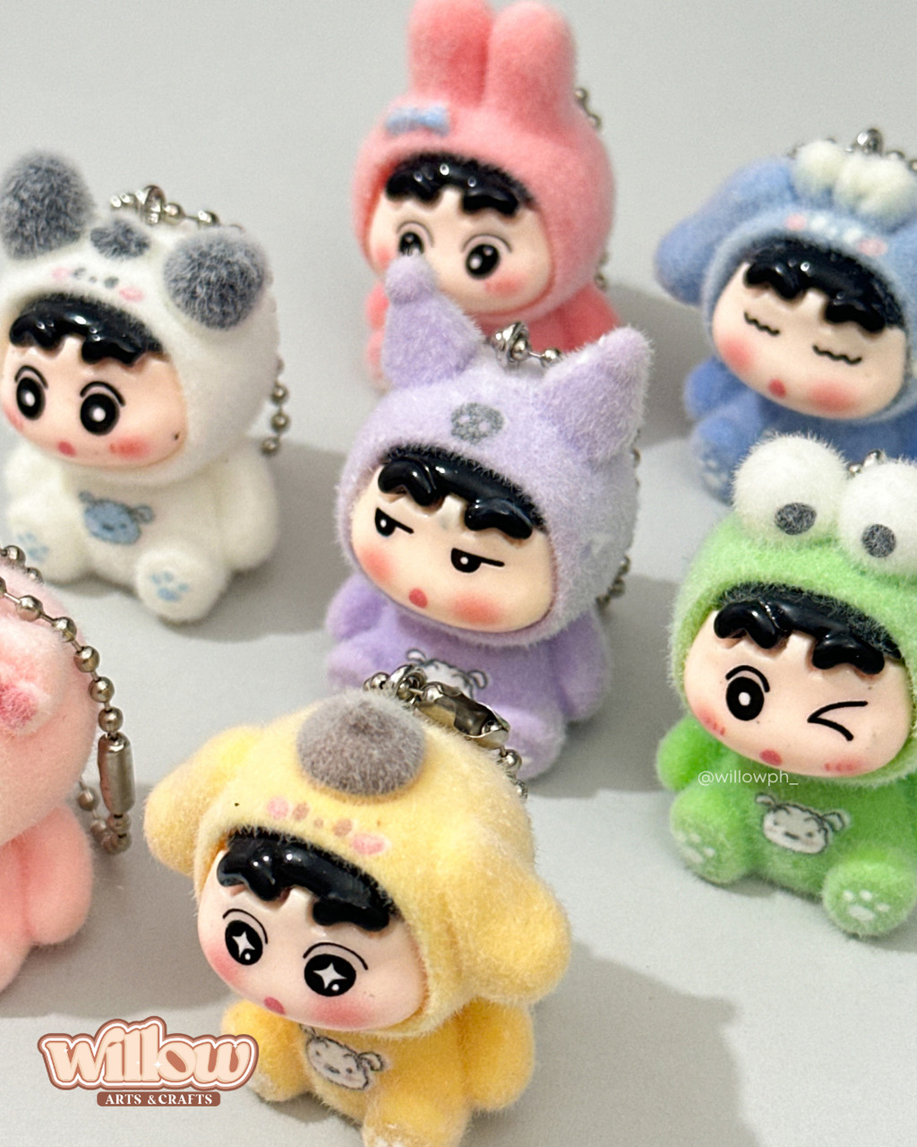 Shin-chan Velvet Trinket Keychain