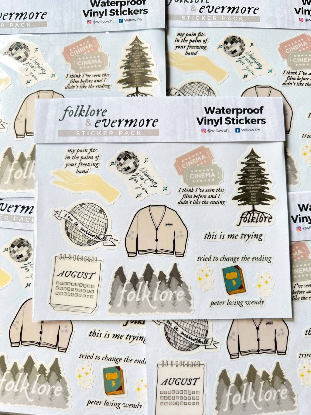 Taylor Swift Waterproof Vinyl Sticker Pack