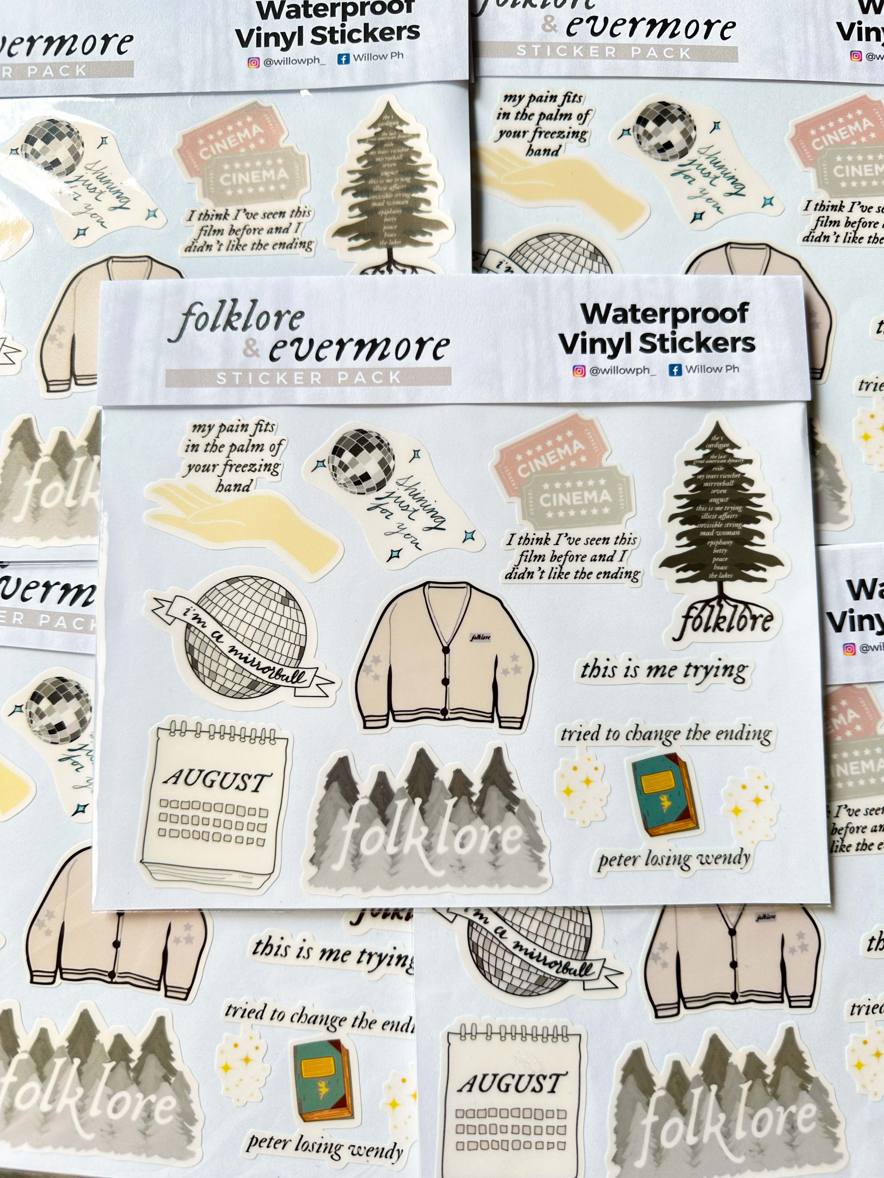 Taylor Swift Waterproof Vinyl Sticker Pack