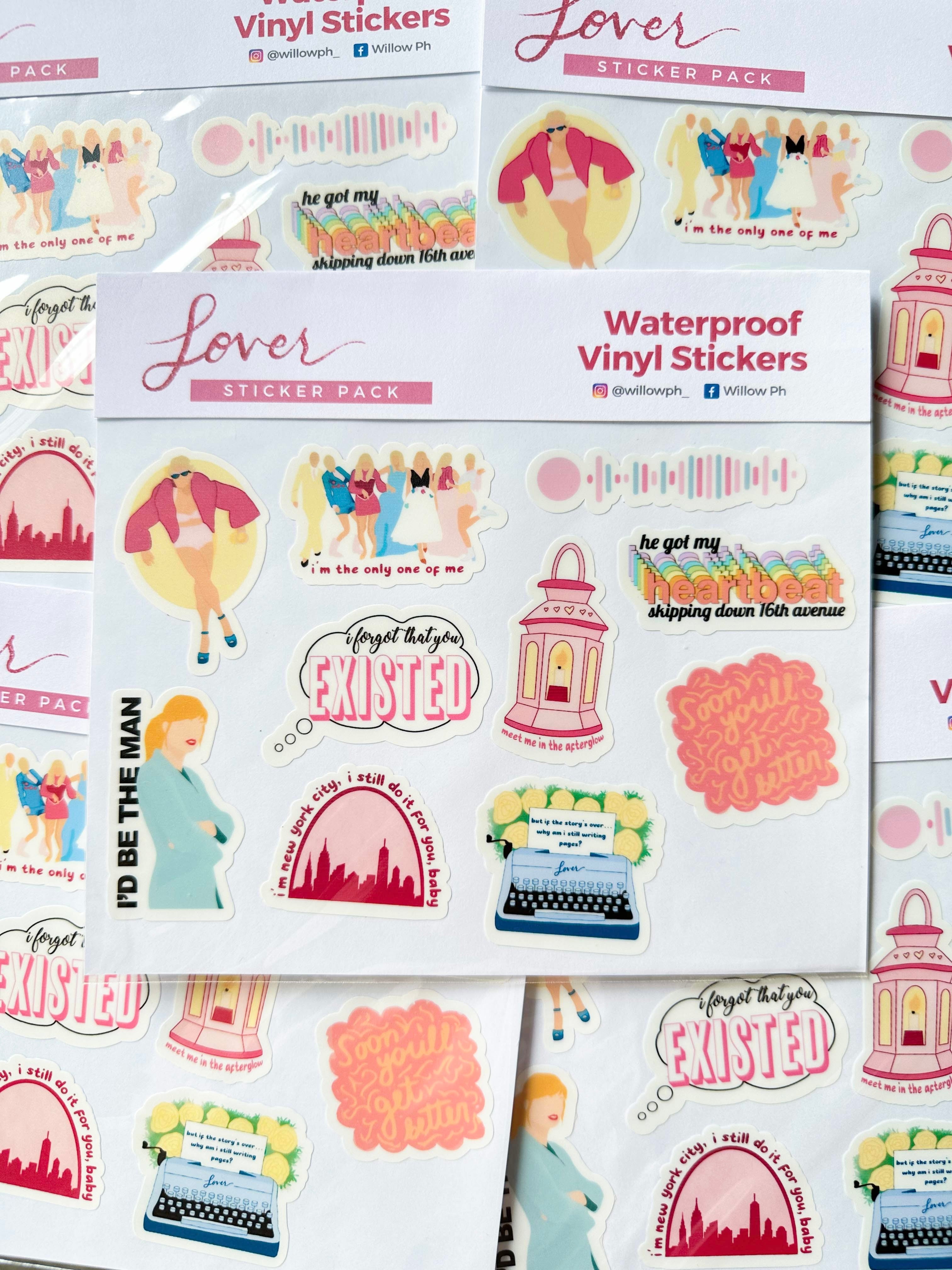 Taylor Swift Waterproof Vinyl Sticker Pack