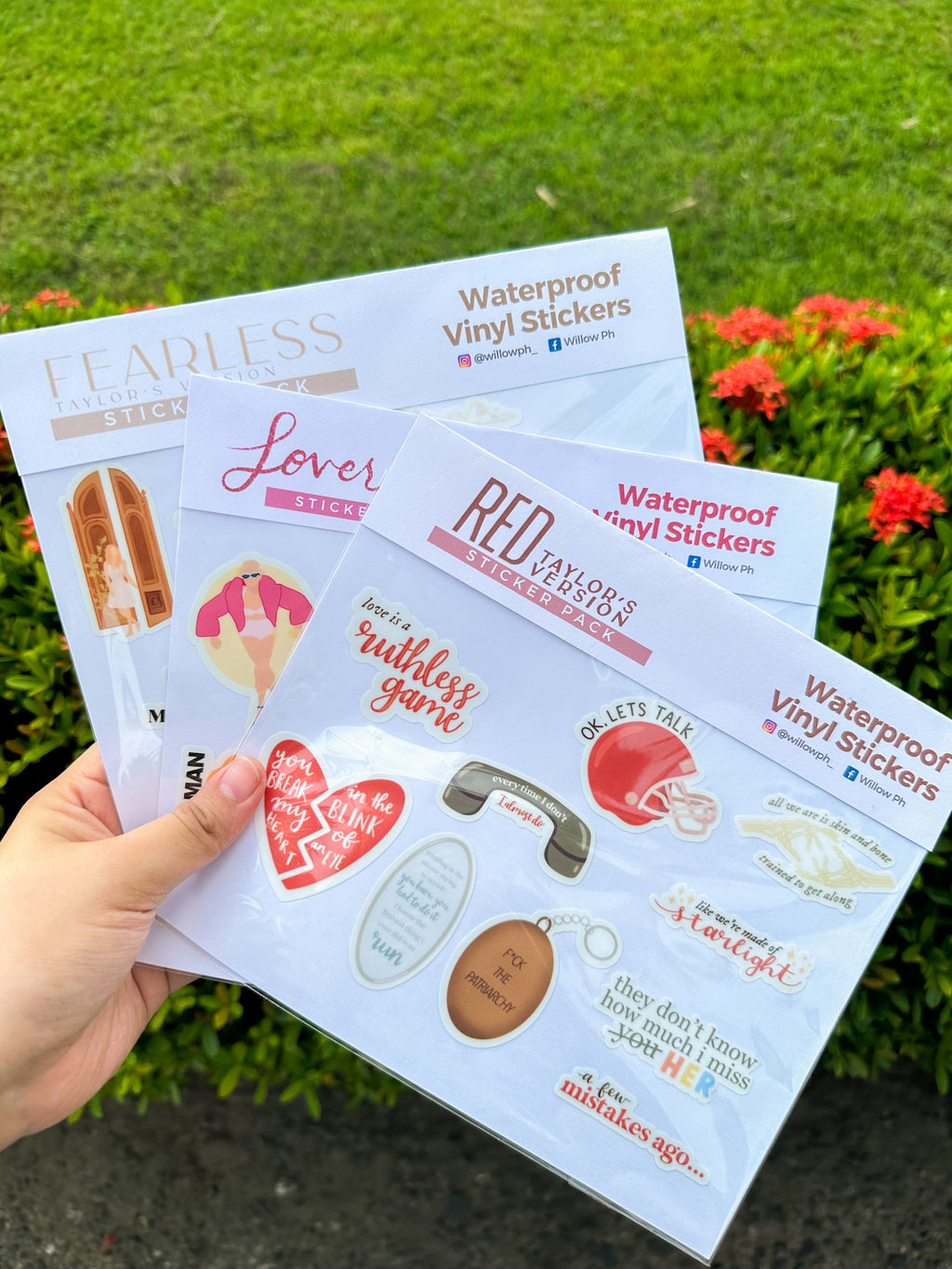 Taylor Swift Waterproof Vinyl Sticker Pack